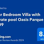 Four Bedroom With Private Pool Oasis Parque At09